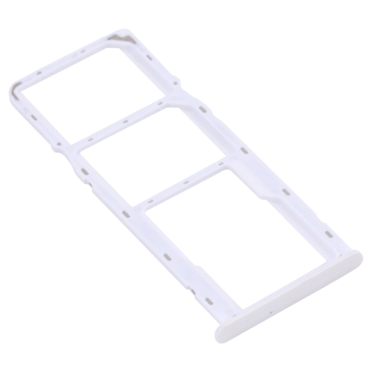 For OPPO Realme 6  SIM Card Tray + SIM Card Tray + Micro SD Card Tray (White) - Card Socket by PMc TechLife | Online Shopping South Africa | PMc TechLife | Buy Now Pay Later Mobicred