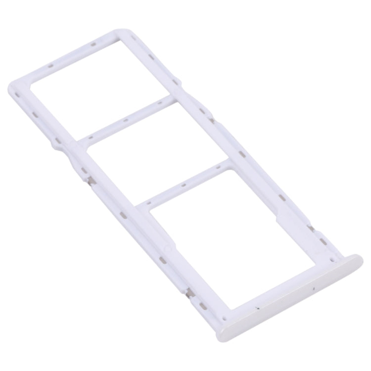 For OPPO Realme 6  SIM Card Tray + SIM Card Tray + Micro SD Card Tray (White) - Card Socket by PMc TechLife | Online Shopping South Africa | PMc TechLife | Buy Now Pay Later Mobicred