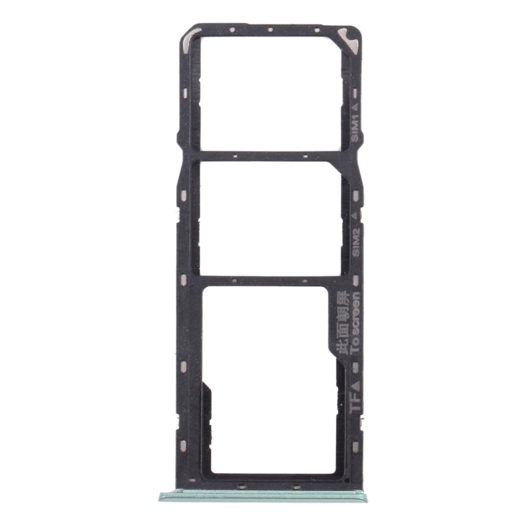 For OPPO Realme 7i (Global)  SIM Card Tray + SIM Card Tray + Micro SD Card Tray (Green) - Card Socket by PMc TechLife | Online Shopping South Africa | PMc TechLife | Buy Now Pay Later Mobicred
