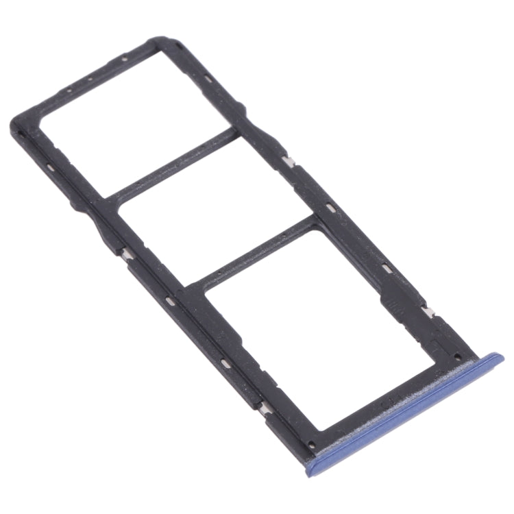 For OPPO Realme Narzo 20  SIM Card Tray + SIM Card Tray + Micro SD Card Tray (Blue) - Card Tray by PMc TechLife | Online Shopping South Africa | PMc TechLife | Buy Now Pay Later Mobicred