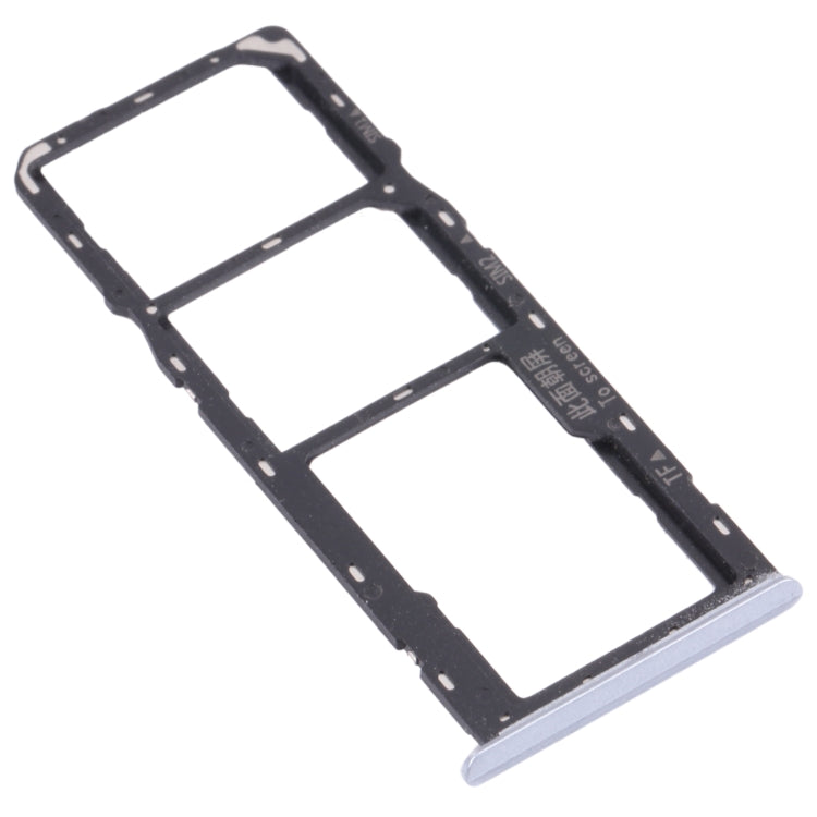 For OPPO Realme Narzo 20  SIM Card Tray + SIM Card Tray + Micro SD Card Tray (Silver) - Card Socket by PMc TechLife | Online Shopping South Africa | PMc TechLife | Buy Now Pay Later Mobicred