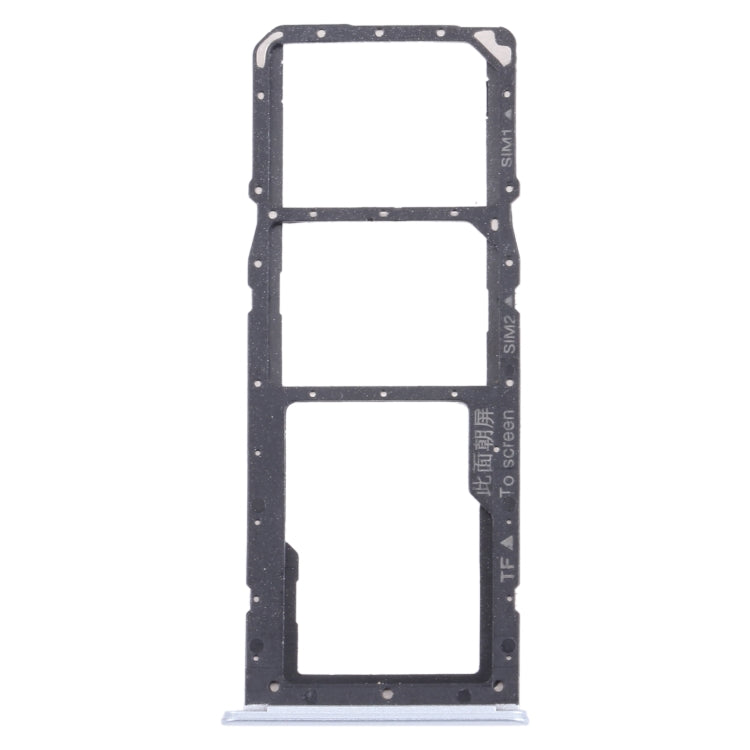For OPPO Realme 7 (Global)  SIM Card Tray + SIM Card Tray + Micro SD Card Tray (White) - Card Socket by PMc TechLife | Online Shopping South Africa | PMc TechLife | Buy Now Pay Later Mobicred