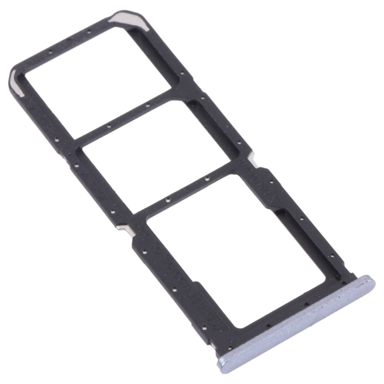 For OPPO A55 PEMM00, PEMM20, PEMT00, PEMT20  SIM Card Tray + SIM Card Tray + Micro SD Card Tray (Black) - Card Socket by PMc TechLife | Online Shopping South Africa | PMc TechLife | Buy Now Pay Later Mobicred