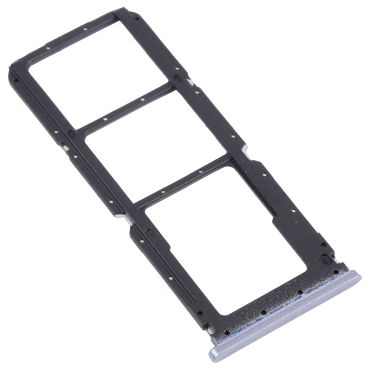 For OPPO A55 PEMM00, PEMM20, PEMT00, PEMT20  SIM Card Tray + SIM Card Tray + Micro SD Card Tray (Black) - Card Socket by PMc TechLife | Online Shopping South Africa | PMc TechLife | Buy Now Pay Later Mobicred