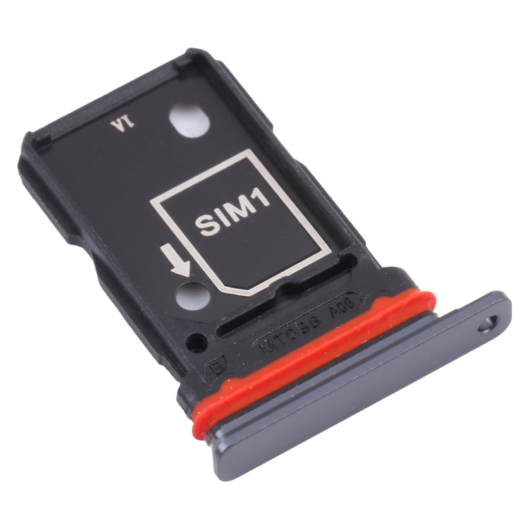 For Vivo iQOO 7 V2049A, I2009 SIM Card Tray + SIM Card Tray (Black) - Card Tray by PMc TechLife | Online Shopping South Africa | PMc TechLife | Buy Now Pay Later Mobicred