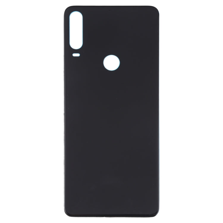 For Alcatel 3x (2019) 5048 5048U 5048Y Glass Battery Back Cover  (Black) - Back Cover by PMC TechLife | Online Shopping South Africa | PMC TechLife | Buy Now Pay Later Mobicred