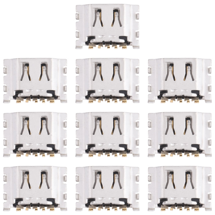 For OPPO A1K CPH1923 10pcs Charging Port Connector - Single Tail Connector by PMc TechLife | Online Shopping South Africa | PMc TechLife | Buy Now Pay Later Mobicred