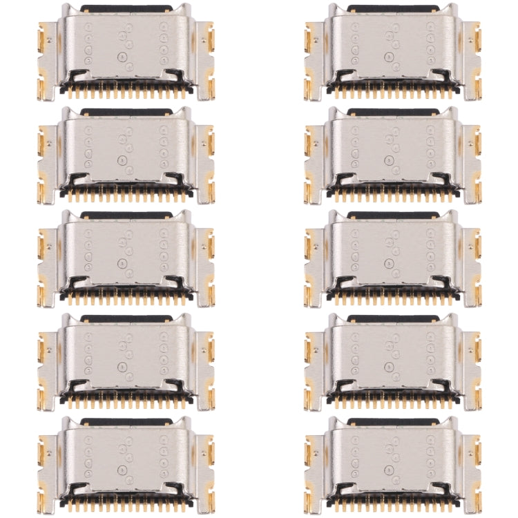 For OPPO A52 4G CPH2061, CPH2069, PADM00, PDAM10 10pcs Charging Port Connector - Single Tail Connector by PMc TechLife | Online Shopping South Africa | PMc TechLife | Buy Now Pay Later Mobicred