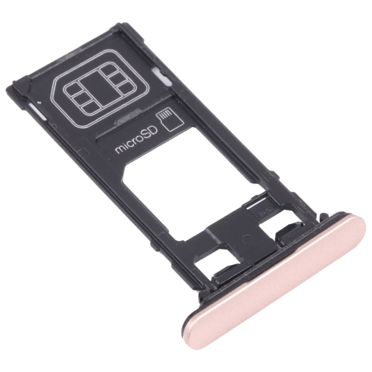 SIM Card Tray + Micro SD Card Tray for Sony Xperia X Performance (Pink) - Card Tray by PMc TechLife | Online Shopping South Africa | PMc TechLife | Buy Now Pay Later Mobicred