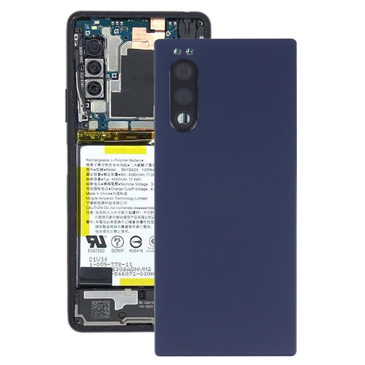 Battery Back Cover for Sony Xperia 5(Blue) - Back Cover by PMC TechLife | Online Shopping South Africa | PMC TechLife