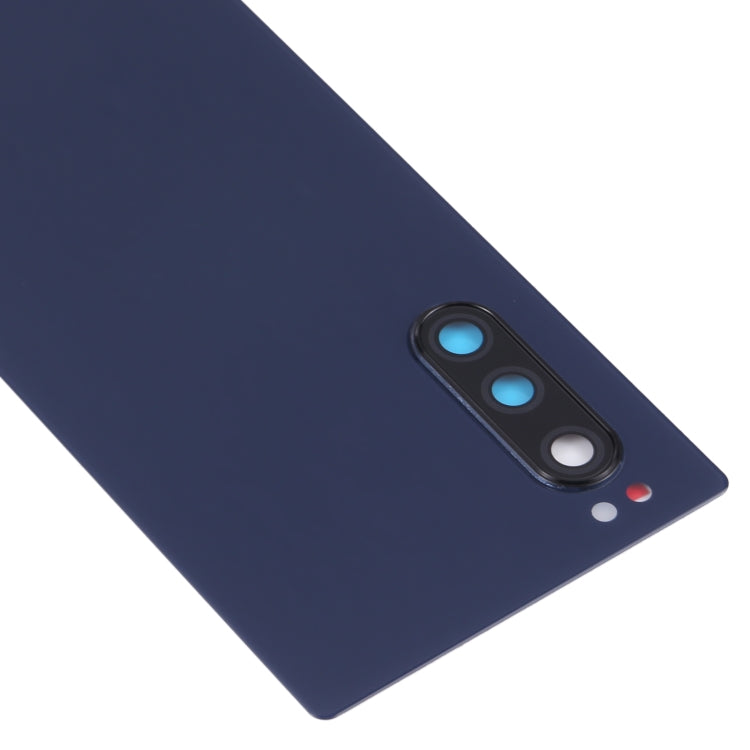 Battery Back Cover for Sony Xperia 5(Blue) - Back Cover by PMC TechLife | Online Shopping South Africa | PMC TechLife