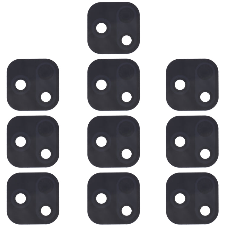 For Infinix Smart HD 2021 X612, X612B 10pcs Back Camera Lens - Camera Parts by PMc TechLife | Online Shopping South Africa | PMc TechLife | Buy Now Pay Later Mobicred