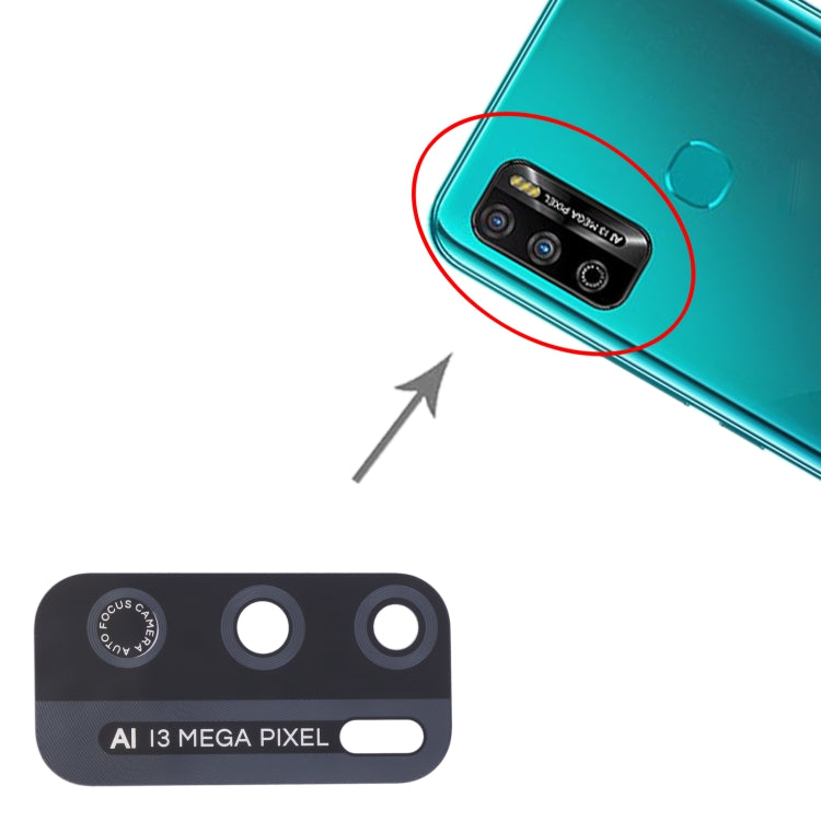 For Infinix Hot 9 Play X680, X680B, X680C 10pcs Back Camera Lens - Camera Parts by PMc TechLife | Online Shopping South Africa | PMc TechLife | Buy Now Pay Later Mobicred