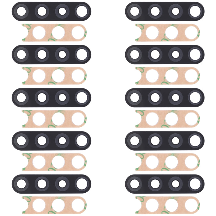 For Infinix Smart3 Plus X627V, X267 10pcs Back Camera Lens - Camera Parts by PMc TechLife | Online Shopping South Africa | PMc TechLife | Buy Now Pay Later Mobicred