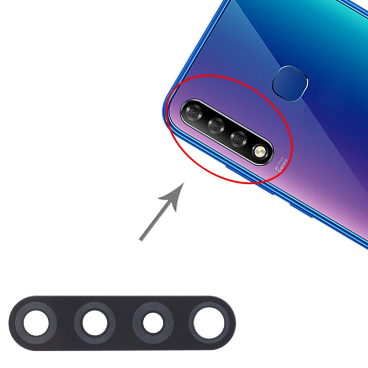 For Infinix Smart3 Plus X627V, X267 10pcs Back Camera Lens - Camera Parts by PMc TechLife | Online Shopping South Africa | PMc TechLife | Buy Now Pay Later Mobicred