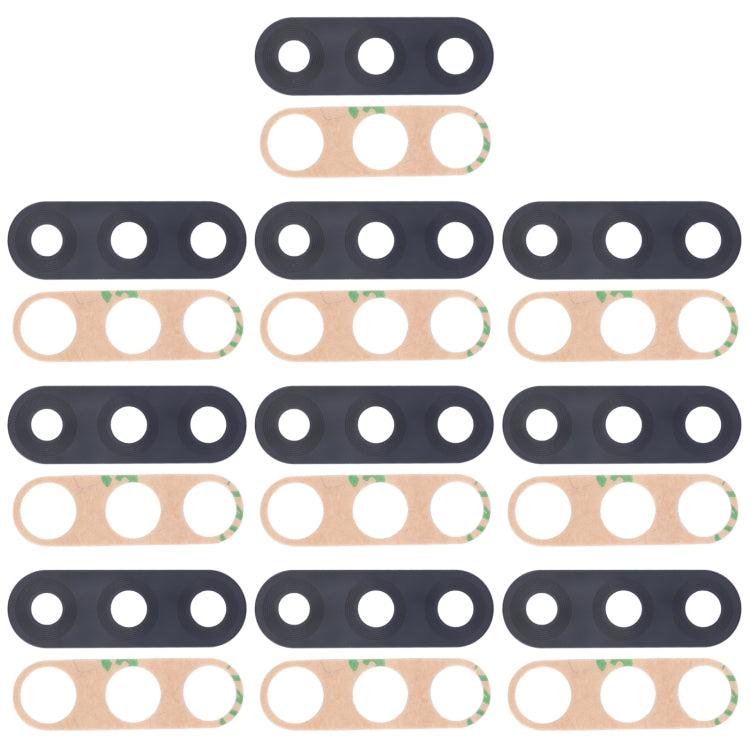 For Infinix S4 / Note 6 X610, X626, X626B, X610B, X626B LTE 10pcs Back Camera Lens - Camera Parts by PMc TechLife | Online Shopping South Africa | PMc TechLife | Buy Now Pay Later Mobicred