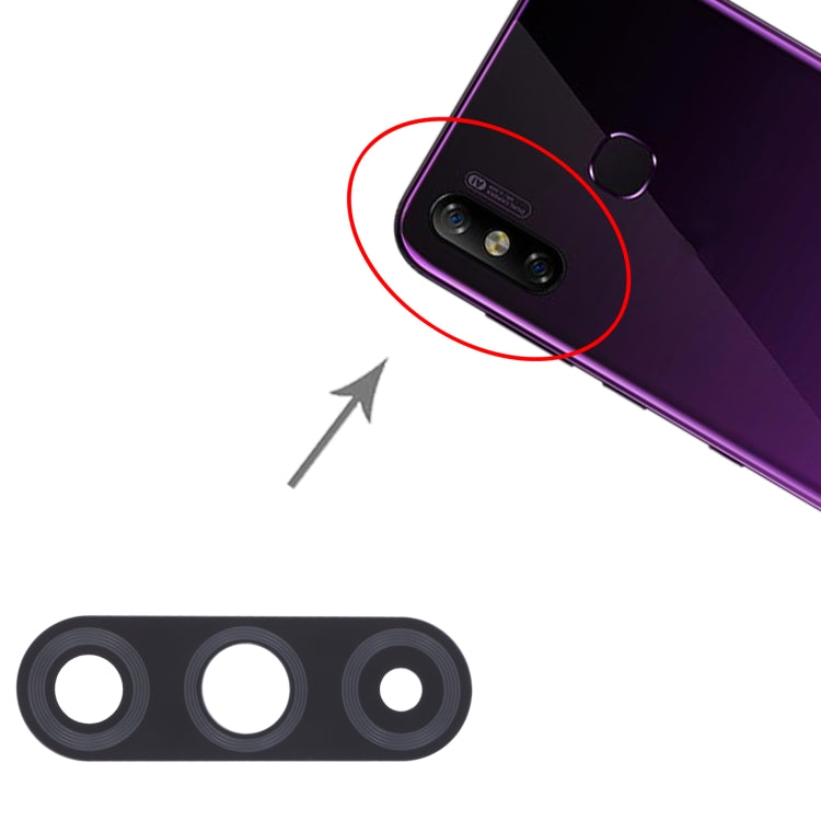 For Tecno Spark Go 2019 KC1 10pcs Back Camera Lens - Camera Parts by PMc TechLife | Online Shopping South Africa | PMc TechLife | Buy Now Pay Later Mobicred