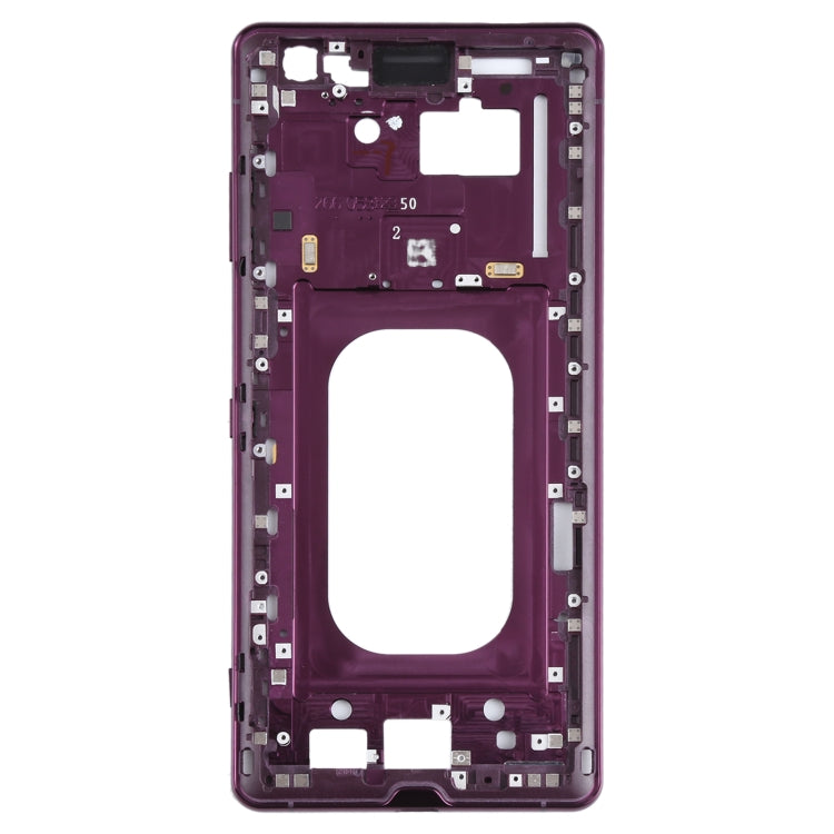 Middle Frame Bezel Plate for Sony Xperia XZ3(Purple) - Frame Bezel Plate by PMC TechLife | Online Shopping South Africa | PMC TechLife | Buy Now Pay Later Mobicred