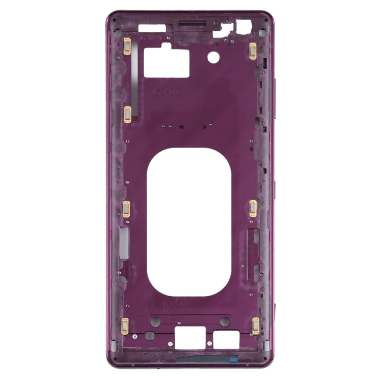 Middle Frame Bezel Plate for Sony Xperia XZ3(Purple) - Frame Bezel Plate by PMC TechLife | Online Shopping South Africa | PMC TechLife | Buy Now Pay Later Mobicred