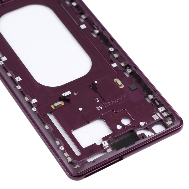 Middle Frame Bezel Plate for Sony Xperia XZ3(Purple) - Frame Bezel Plate by PMC TechLife | Online Shopping South Africa | PMC TechLife | Buy Now Pay Later Mobicred