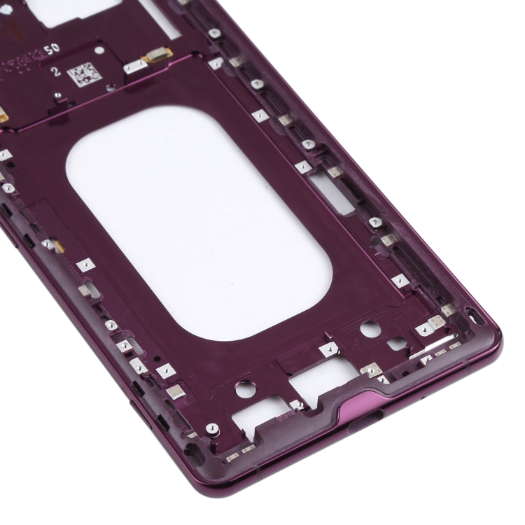 Middle Frame Bezel Plate for Sony Xperia XZ3(Purple) - Frame Bezel Plate by PMC TechLife | Online Shopping South Africa | PMC TechLife | Buy Now Pay Later Mobicred