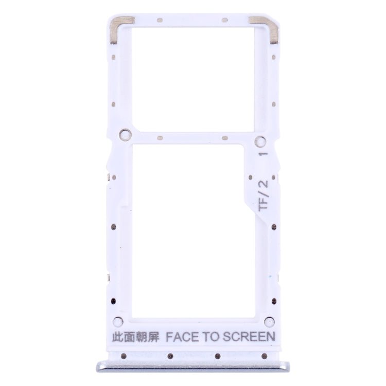 SIM Card Tray + SIM Card Tray / Micro SD Card Tray for Xiaomi Poco X3 GT 21061110AG (White) - Card Tray by PMc TechLife | Online Shopping South Africa | PMc TechLife | Buy Now Pay Later Mobicred