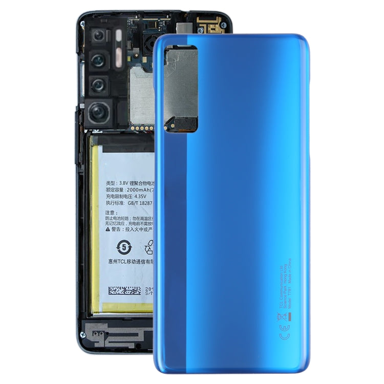 Original Battery Back Cover for TCL 20 5G T781, T781K, T781H(Blue) - For TCL by PMC TechLife | Online Shopping South Africa | PMC TechLife | Buy Now Pay Later Mobicred