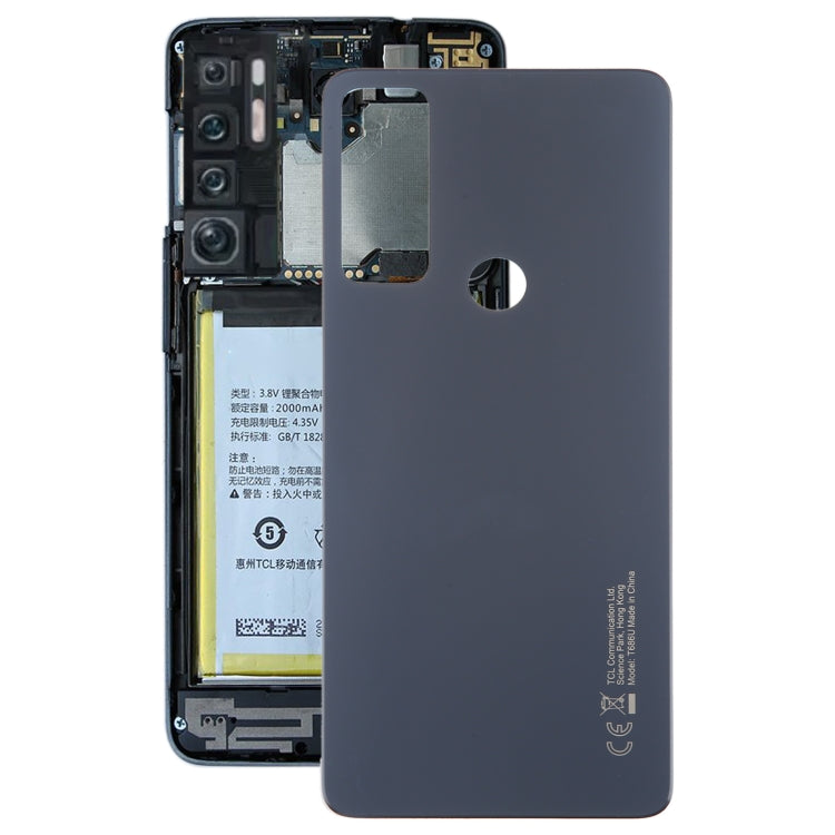 Original Battery Back Cover for TCL 20 R 5G(Grey) - For TCL by PMC TechLife | Online Shopping South Africa | PMC TechLife | Buy Now Pay Later Mobicred