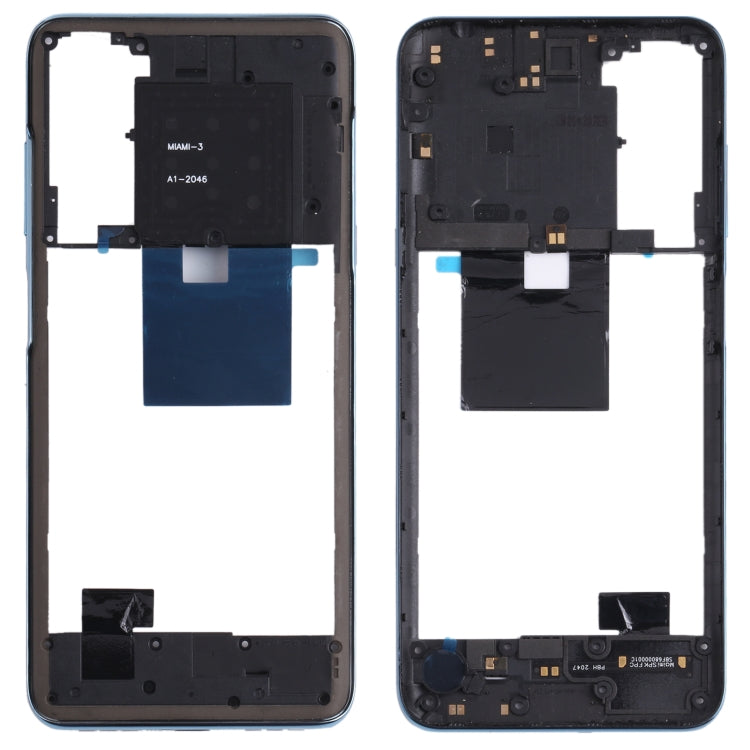 Original Middle Frame Bezel Plate for TCL 20L / 20 Lite T774H, T774B (Blue) - For TCL by PMC TechLife | Online Shopping South Africa | PMC TechLife | Buy Now Pay Later Mobicred