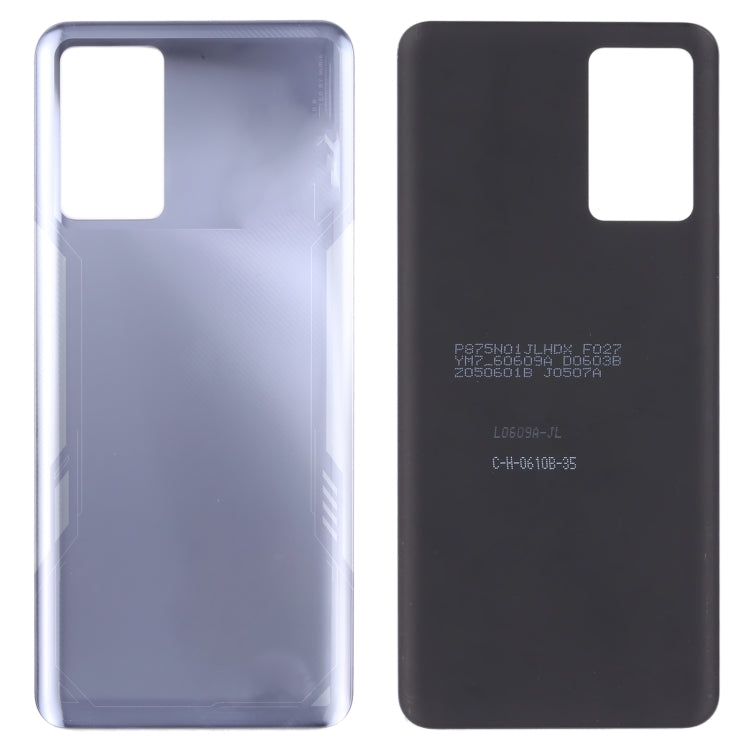 Battery Back Cover for ZTE nubia Red Magic 6R(Silver) - For ZTE by PMC TechLife | Online Shopping South Africa | PMC TechLife | Buy Now Pay Later Mobicred