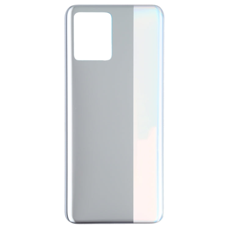 For OPPO Realme 8 4G RMX3085 Battery Back Cover (Silver) - Back Cover by PMC TechLife | Online Shopping South Africa | PMC TechLife | Buy Now Pay Later Mobicred