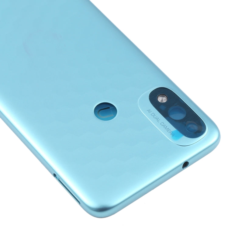 Original Battery Back Cover for Motorola Moto E20 XT2155 XT2155-1(Blue) - Back Cover by PMC TechLife | Online Shopping South Africa | PMC TechLife | Buy Now Pay Later Mobicred