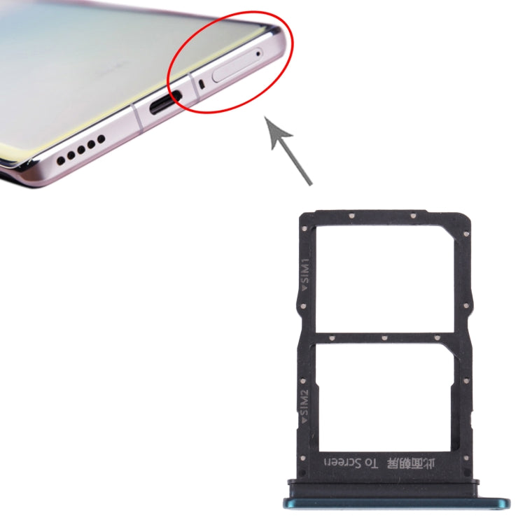 SIM Card Tray + SIM Card Tray for Huawei Nova 8 (Green) - Card Socket by PMc TechLife | Online Shopping South Africa | PMc TechLife | Buy Now Pay Later Mobicred