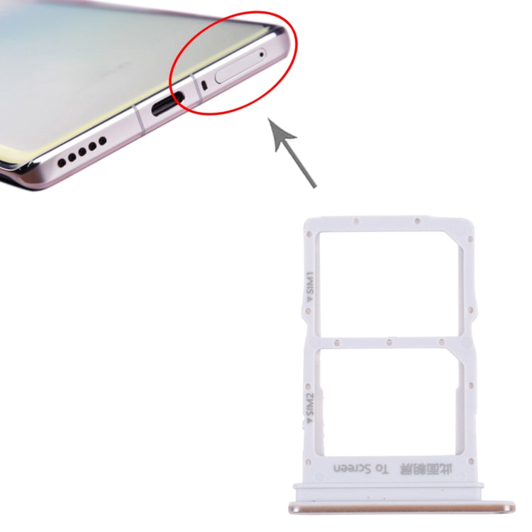SIM Card Tray + SIM Card Tray for Huawei Nova 8 (Silver) - Card Socket by PMc TechLife | Online Shopping South Africa | PMc TechLife | Buy Now Pay Later Mobicred