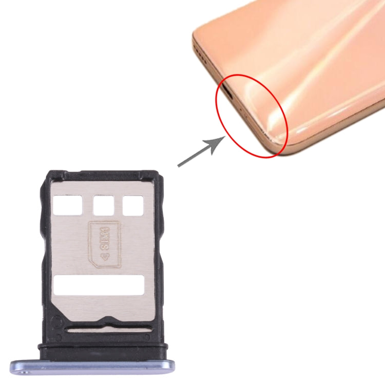 SIM Card Tray for Honor X20 SE(Silver) - Card Socket by PMc TechLife | Online Shopping South Africa | PMc TechLife | Buy Now Pay Later Mobicred