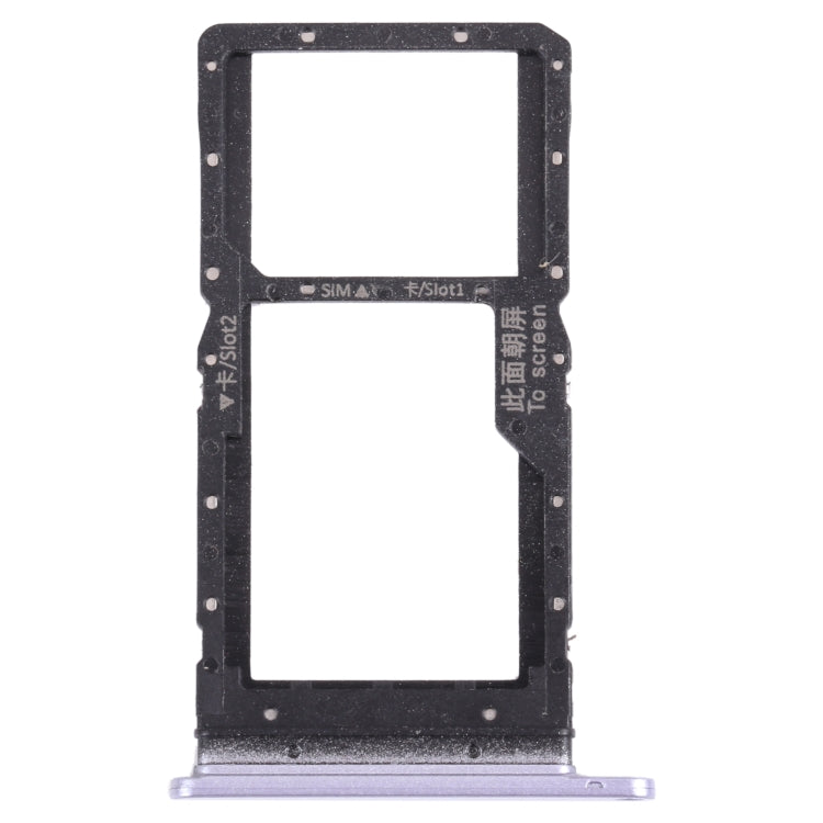 SIM Card Tray + SIM Card Tray / Micro SD Card Tray for Honor play 5T (Purple) - Card Socket by PMc TechLife | Online Shopping South Africa | PMc TechLife | Buy Now Pay Later Mobicred