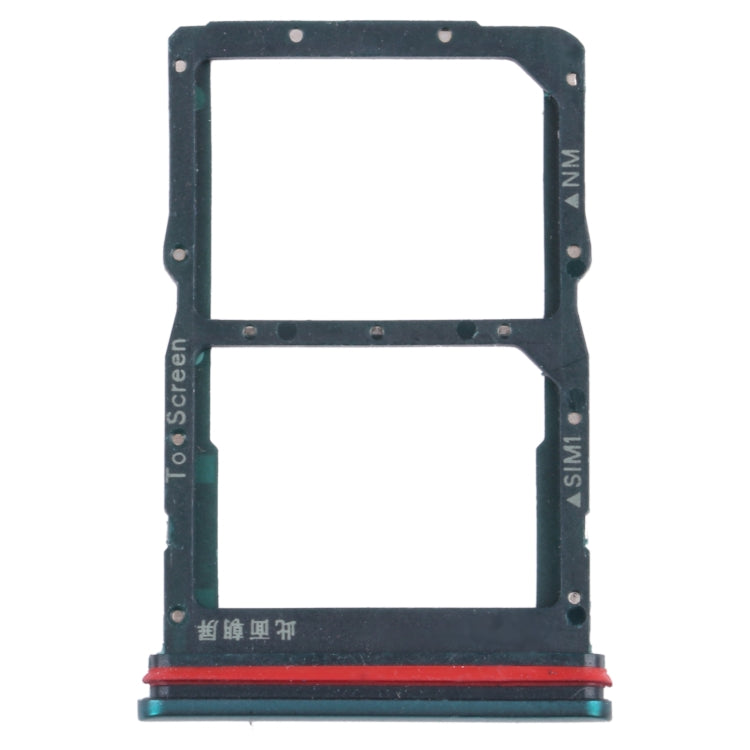 SIM Card Tray + NM Card Tray for Huawei nova 7 SE 5G Youth (Green) - Card Socket by PMc TechLife | Online Shopping South Africa | PMc TechLife | Buy Now Pay Later Mobicred