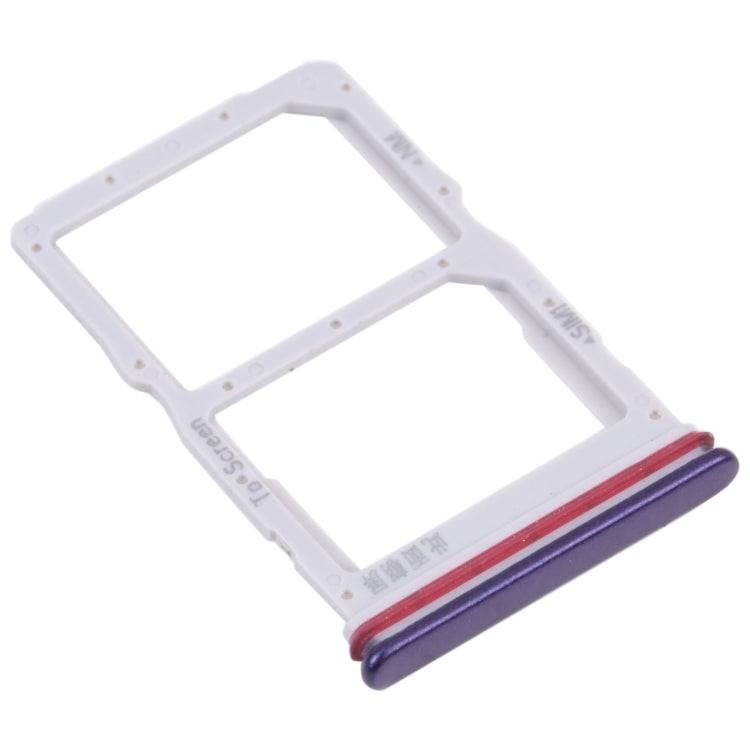 SIM Card Tray + NM Card Tray for Huawei nova 7 SE 5G Youth(Purple) - free shipping - PMc TechLife - Order now!