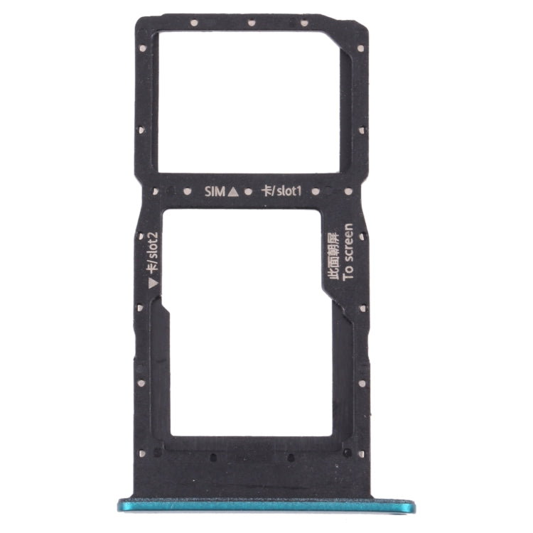 SIM Card Tray + SIM Card Tray / Micro SD Card Tray for Huawei Enjoy 20 5G (Green) - Card Socket by PMc TechLife | Online Shopping South Africa | PMc TechLife | Buy Now Pay Later Mobicred