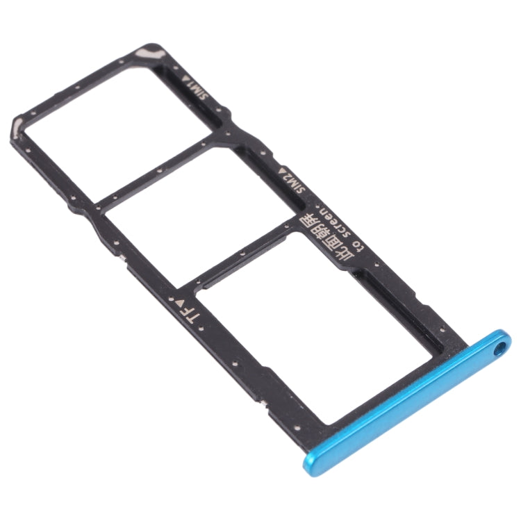 SIM Card Tray + SIM Card Tray + Micro SD Card Tray for Honor 9A(Green) - Card Socket by PMc TechLife | Online Shopping South Africa | PMc TechLife | Buy Now Pay Later Mobicred
