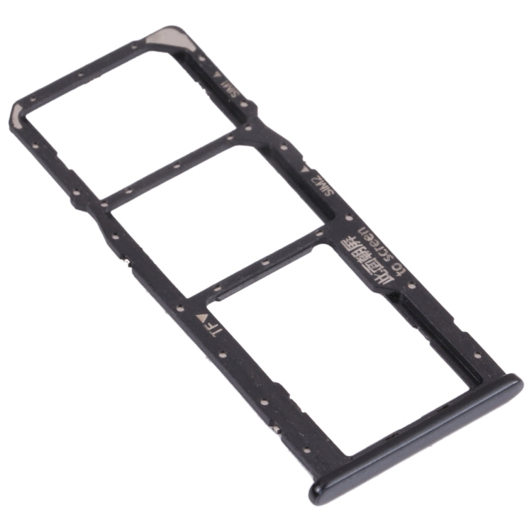 SIM Card Tray + SIM Card Tray + Micro SD Card Tray for Huawei Y7 (2018) (Black) - Card Socket by PMc TechLife | Online Shopping South Africa | PMc TechLife | Buy Now Pay Later Mobicred