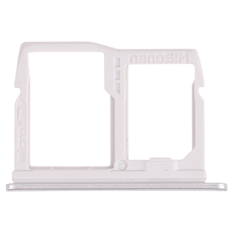 Nano SIM Card Tray + Micro SD Card Tray for LG K31 LM-K300Q, LMK300, LGL355DL (Silver) - For LG by PMc TechLife | Online Shopping South Africa | PMc TechLife | Buy Now Pay Later Mobicred