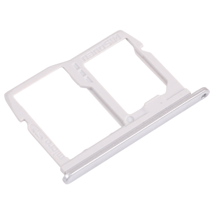 Nano SIM Card Tray + Micro SD Card Tray for LG K31 LM-K300Q, LMK300, LGL355DL (Silver) - For LG by PMc TechLife | Online Shopping South Africa | PMc TechLife | Buy Now Pay Later Mobicred