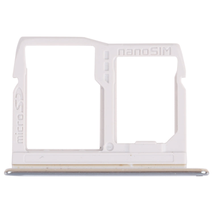 Nano SIM Card Tray + Micro SD Card Tray for LG Stylo 6 / K71 LMQ730HA, LM-Q730HA, LMQ730TM, LM-Q730TM (Silver) - For LG by PMc TechLife | Online Shopping South Africa | PMc TechLife | Buy Now Pay Later Mobicred