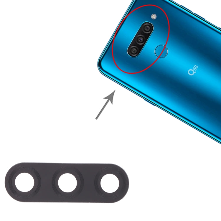 10 PCS Back Camera Lens for LG Q60 / LG K12 Prime (Brazil) - For LG by PMC TechLife | Online Shopping South Africa | PMC TechLife | Buy Now Pay Later Mobicred