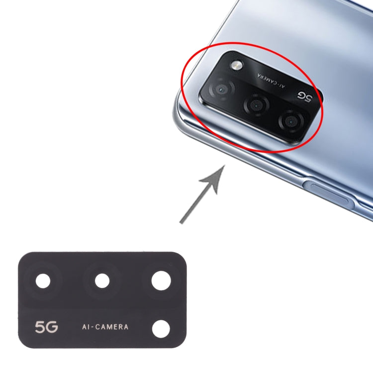 For OPPO A55 5G PEMM00, PEMM20, PEMT00, PEMT20 10pcs Back Camera Lens - Camera Series by PMc TechLife | Online Shopping South Africa | PMc TechLife | Buy Now Pay Later Mobicred
