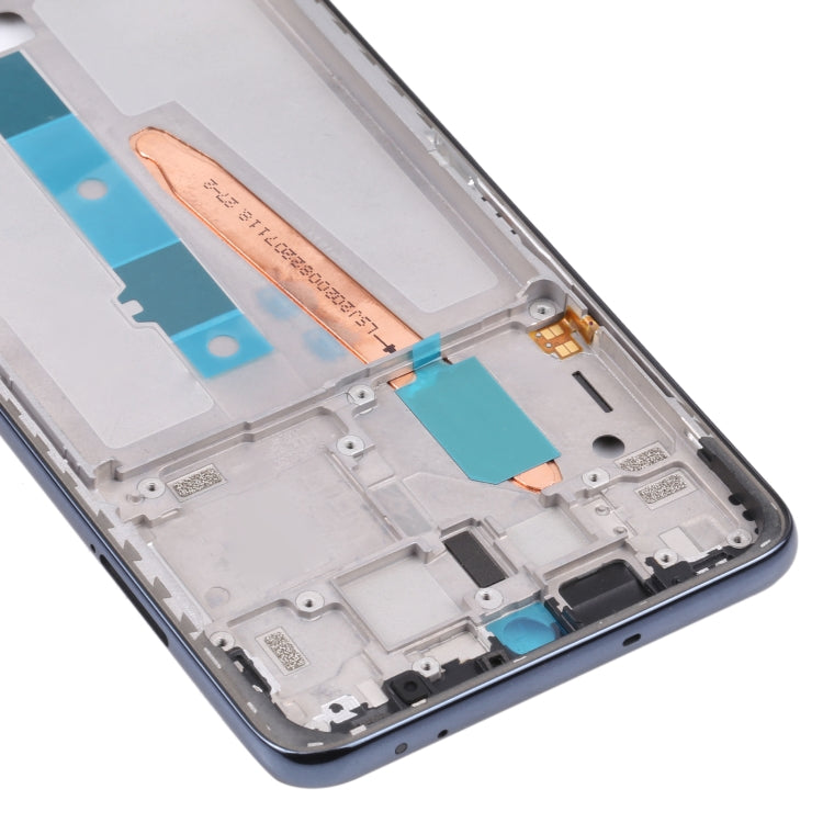 Original Middle Frame Bezel Plate for Xiaomi Poco X3 (Black) - Frame Bezel Plate by PMC TechLife | Online Shopping South Africa | PMC TechLife | Buy Now Pay Later Mobicred