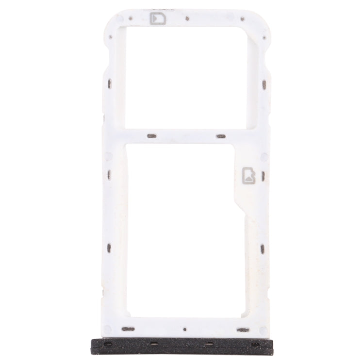 SIM Card Tray + SIM Card Tray / Micro SD Card Tray for ZTE Blade V9 Vita (Black) - For ZTE by PMc TechLife | Online Shopping South Africa | PMc TechLife | Buy Now Pay Later Mobicred