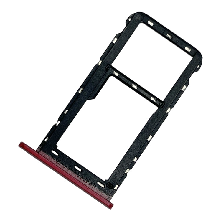 SIM Card Tray + Micro SD Card Tray for ZTE Blade A51 (Red) - For ZTE by PMC TechLife | Online Shopping South Africa | PMC TechLife