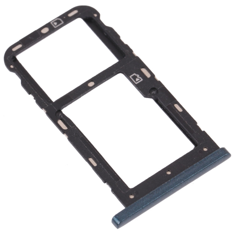 SIM Card Tray + SIM Card Tray / Micro SD Card Tray for ZTE Blade V10 Vita (Dark Green) - For ZTE by PMc TechLife | Online Shopping South Africa | PMc TechLife | Buy Now Pay Later Mobicred